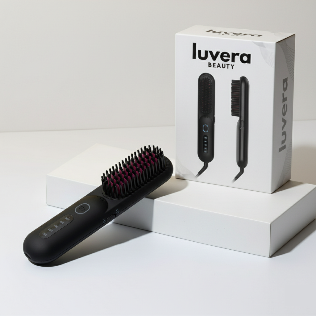 Luvera Go! - Tragbare Glättungsbürste