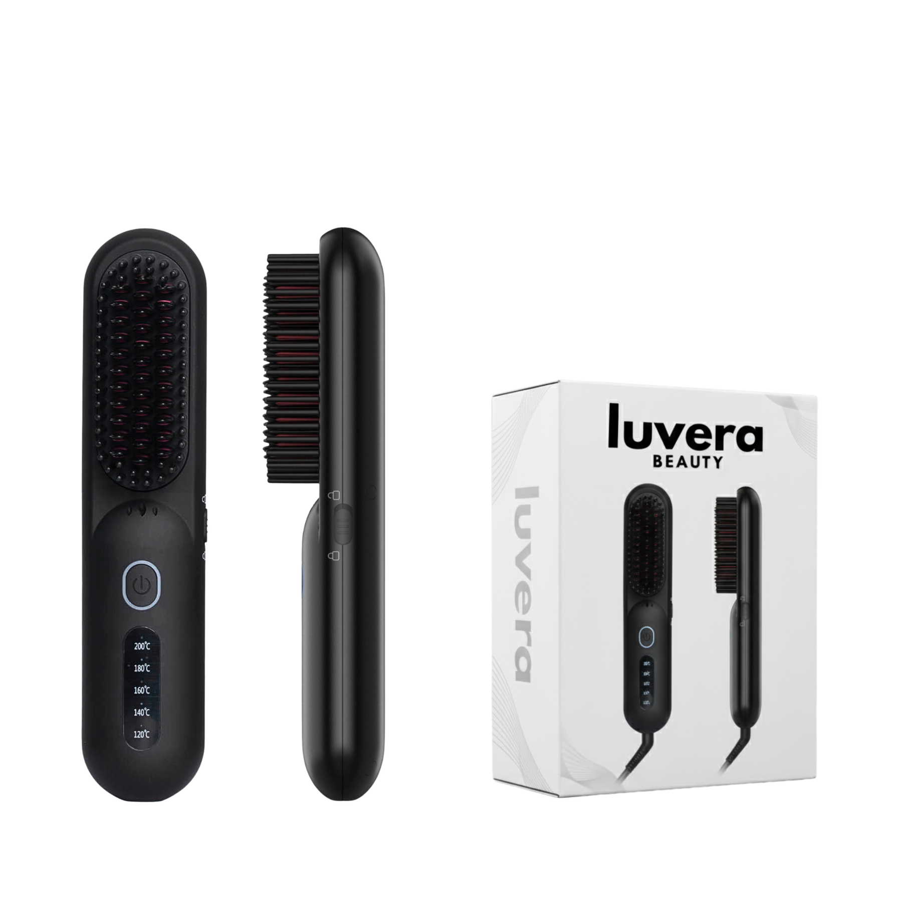 Luvera Go! - Tragbare Glättungsbürste