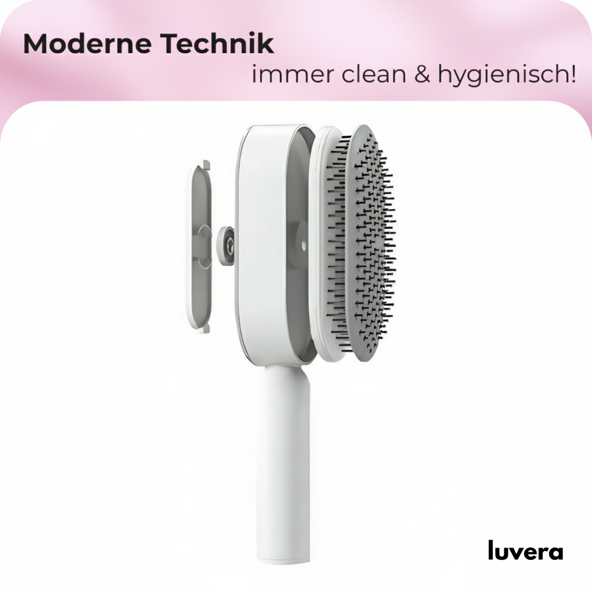 Selbstreinigende Premium Haarbürste